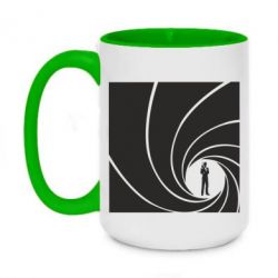 Чашка двокольорова велика агент 007 - PrintSalon