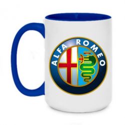 Чашка двухцветная 420ml ALFA ROMEO - PrintSalon