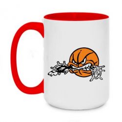 Чашка двокольорова велика Angry ball