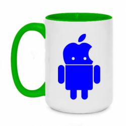 Чашка двухцветная 420ml Apdroid - PrintSalon