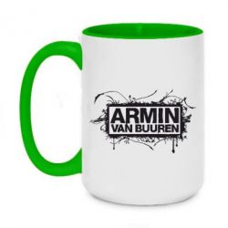 Чашка двухцветная 420ml Armin Van Buuren - PrintSalon