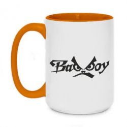 Чашка двокольорова велика Bad Boy Logo - PrintSalon