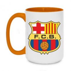 Чашка двухцветная 420ml Barcelona - PrintSalon