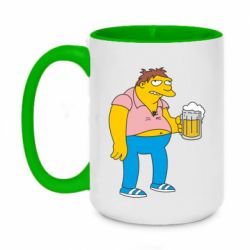 Чашка двухцветная 420ml Барни Гамбл - PrintSalon