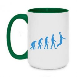 Чашка двокольорова велика Basketball Evolution