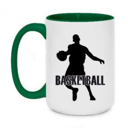 Чашка двокольорова велика Basketball