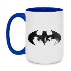 Чашка двокольорова велика Batman "3d Logo"