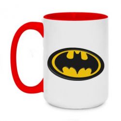 Чашка двокольорова велика Batman 3D