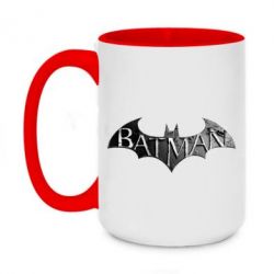 Чашка двокольорова велика Batman: arkham city