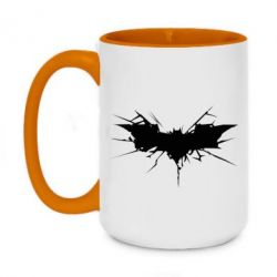 Чашка двухцветная 420ml Batman cracks - PrintSalon