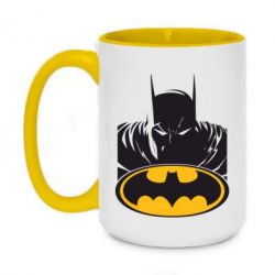 Чашка двокольорова велика Batman face