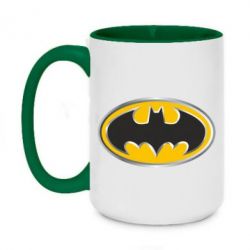 Чашка двокольорова велика Batman Gold Logo