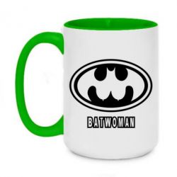 Чашка двокольорова велика Batwoman