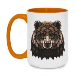 Чашка двокольорова велика Bear graphic - PrintSalon