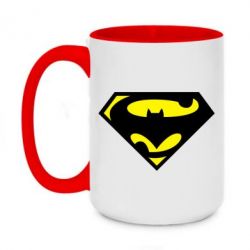 Чашка двокольорова велика БетСупермен
