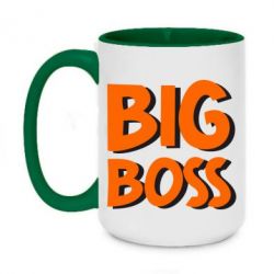 Чашка двухцветная 420ml Big Boss - PrintSalon