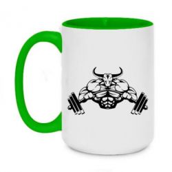 Чашка двокольорова велика Big Bull - PrintSalon
