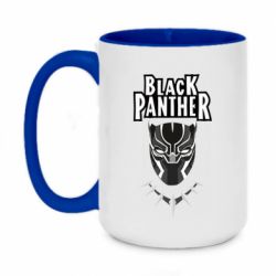 Чашка двухцветная 420ml Black panter - PrintSalon