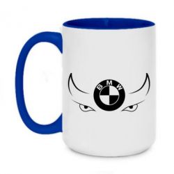 Чашка двухцветная 420ml BMW eyes - PrintSalon