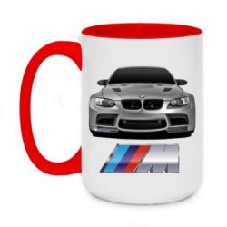 Чашка двухцветная 420ml BMW M Power Car - PrintSalon