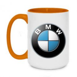Чашка двухцветная 420ml BMW Small Logo - PrintSalon