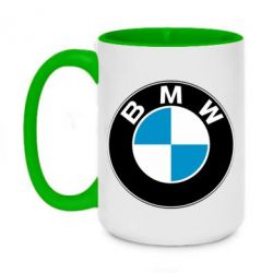 Чашка двухцветная 420ml BMW Small - PrintSalon