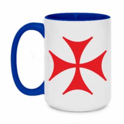 Чашка двухцветная 420ml Болнисский крест - PrintSalon