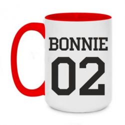 Чашка двухцветная 420ml Bonnie 02 - PrintSalon