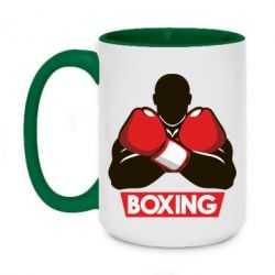 Чашка двокольорова велика Box Fighter - PrintSalon