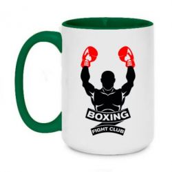 Чашка двухцветная 420ml Boxing Fight Club - PrintSalon