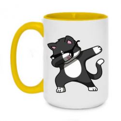 Чашка двухцветная 420ml Cat SWAG - PrintSalon