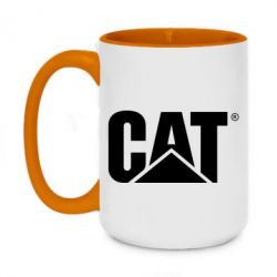 Чашка двухцветная 420ml Caterpillar 2 - PrintSalon