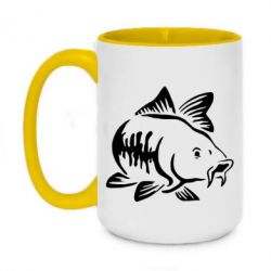 Чашка двокольорова велика Catfish - PrintSalon