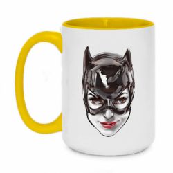 Чашка двокольорова велика Catwoman art