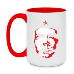 Чашка двухцветная 420ml Che Guevara face - PrintSalon
