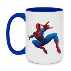Чашка двухцветная 420ml Человек Паук - PrintSalon