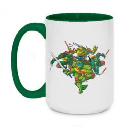 Чашка двокольорова велика Черепашки-ніндзя - PrintSalon