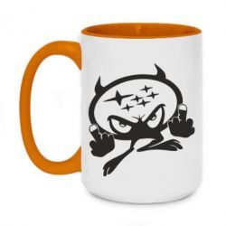 Чашка двухцветная 420ml Чертик Subaru - PrintSalon