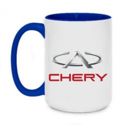 Чашка двухцветная 420ml Chery Logo - PrintSalon