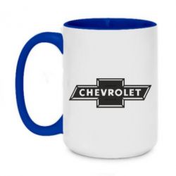Чашка двокольорова велика Chevrolet Logo Small - PrintSalon