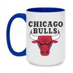 Чашка двухцветная 420ml Chicago Bulls Classic - PrintSalon