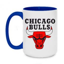 Чашка двокольорова велика Chicago Bulls