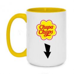Чашка двухцветная 420ml Chupa Chups - PrintSalon