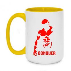 Чашка двокольорова велика Conquer - PrintSalon