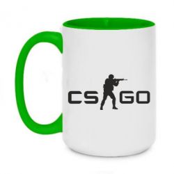 Чашка двокольорова велика Counter Strike GO - PrintSalon