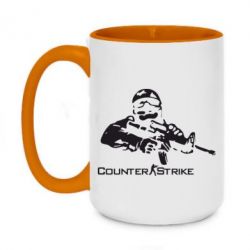 Чашка двокольорова велика Counter StrikeПлеєр - PrintSalon