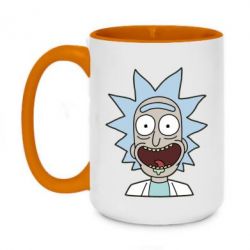 Чашка двухцветная 420ml Crazy Rick - PrintSalon