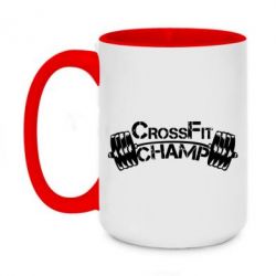 Чашка двухцветная 420ml CrossFit Champ - PrintSalon