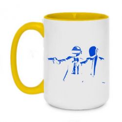 Чашка двокольорова велика Daft Punk group - PrintSalon