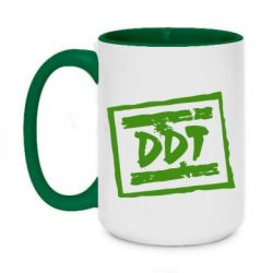 Чашка двухцветная 420ml DDT (ДДТ) - PrintSalon